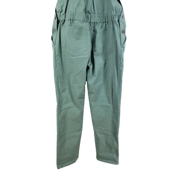 The Nines By Hatch Maternity Green Stretch Overalls Womens XS Elastic Waist Slim - Picture 4 of 10
